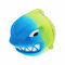 Raccolta di regalo del giocattolo in aumento lento squishy feroce dello squalo con l'imballaggio - Blu + Verde