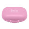 Honana HN-PB011 4 Compartments Pill Organizer Portable Travel Pill Case Daily Medicine Box - Pink