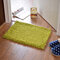 31x19'' Machine Washable Fluffy Area Rugs for Bedroom Chenille Soft Mat Bathroom Anti Slip Absorbent Carpet Door Mat Shaggy Floor Rug - Grass Green