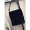 Women Tassels Elegant Casual Handbags Ladies Leisure Shopping Shoulder Bags - Black