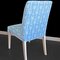 Cobertura para cadeira doméstica com assento elástico anti-incrustante Subconjunto 3 cores para cadeiras Chioce Covers Hotel - #1