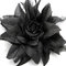 Bridal Wedding Wrist Feather Simulation Flower Headdress Corsage - Black