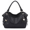 Woman Stylish Large Capacity Handbag - Black