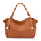 Woman Stylish Large Capacity Handbag - Brown