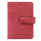 12 Card Slots Genuine Leather Minimalist Elegant Small Wallet Card Holder Purse For Women - Red