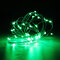 Battery Powered 5M 50LEDs Waterproof Copper Wire Fairy String Light Christmas Remote Control - Green