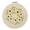 Embroidery Starter Kit With Pattern Stamped Embroidery Kit Including Embroidery Cloth With Pattern Bamboo Hoop - #3