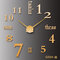 Personnalité créative Simple mode horloge murale 3d acrylique miroir Stickers muraux horloge salon bricolage horloge murale - #18