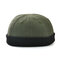 पुरुषों और महिलाओं के Plus बड़े रेट्रो लुढ़का कफ नाविक टोपी के लिए आकार रेट्रो नट टोपी समायोज्य टोपी - हरा