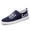 New Graffiti Canvas Shoes Fashion Trend Wearable Wild Sports Shoes Hong Kong Small White Shoes Factory A96 - Blue