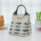 Insulation Waterproof Lunch Bag for Women - Grey