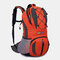 Nylon Cycling Sporty Multi-function Backpack For Women Men - Orange