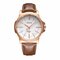Business Fashion Quartz Watch Soft Leather Simple Dial Waist Watch For Men - 04