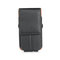 Casual Men 3 Card Holders Waist Bag Portable Pu Leather Phone Bag For Iphone - Black