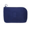 SaicleHome Digit Data Bag Headphone Protective Case Coin Money Storage Container - Navy