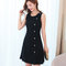 Slim Slimming Fashion Casual Wild Trend Women's Sleeveless Dress - Black