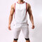 Mens Sexy Sleeveless  Loose Fit Vest Sport Tank Tops - White