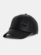 Men Faux Leather Warm Ear Protection Casual Sunvisor Family Gift Baseball Hat - #03