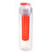 800ML Infuser Water Bottles Cycling Sport Training Fruit Infusing BPA Free  - Red