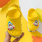 Unisex Kids Cartoon Character Decor Beach Clog Water Sandals - Yellow