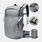 Men 30L Polyester Waterproof Light Weight Large Capacity Sport Hiking Travel Backpack - Grey