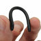 1 Pair Eyeglasses Silicone Rubber Temple Eyeglasses End Tips Ear Sock Pieces Ear Tubes Replacement Glasses Clip - Black