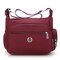 Women Nylon Casual Light Large Small Size Crossbody Bags Shopping Shoulder Bags  - Dark Purple