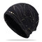 Women Cotton Thin Quick-drying Breathable Sweat Hair Covers Slouchy Soft Flexible Beanie Hat - Black