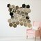 DIY 3D Home Mirror Hexagon Vinyl Removable Wall Sticker Decal Art Bedroom Living Room Home Decor - Black
