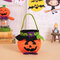 Halloween Children's Candy Tote Bag Witch Pumpkin Drawstring Party Dress Up Props - #4