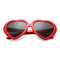 Funny Retro Love Heart Shape Anti-UVA And UVB Sunglasses  - Red