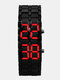 Binary LED Display Couple Watch Waterproof Digital Chain Bracelet Watches - #03