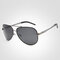Men Summer Metal Frame Polarized HD Sunglasses Outdoor Sports Driving Anti-UV Glasses  - Gray1