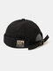 Men & Women Retro Hip Hop Hat Sailor Hat Brimless Caps Fashion Skull Caps - Black