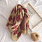 Vintage Style Woolen Scarf Warm Knitted Scarf - Red