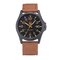 XINEW Casual Nylon Strap Calendar Analog Clock Quartz Watch Round Dial Military Men's Watches  - Black&Brown