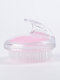 Handheld Scalp Massage Comb Mini Head Meridian Massage Bath Brushes - Pink