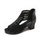 Sandals Women's Thick With Women's Shoes Season New Diamond High Heels Wild Ladies With Fish Mouth Sandals - Black