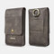 Men EDC 3 Card Slots Belt Bag 6.3 inch Phone Waist Bag - Grey