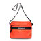 Women Nylon Light Candy Color Small Crossbody Bag Shoulder Bags Phone Bags - Orange