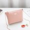 Women Pu Leather Phone Bag Handbag Shoulder Bag Crossbody Bag - Deep Pink
