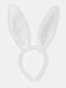 Easter Women Hair Accessories Cute Bunny Ears Headdress Children Headband - White