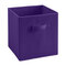 Foldable Book Underwear Bra Socks Ties Storage Box Cube Basket Bins Organizer Clothes Dr - Purple