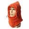 Men Women Windproof Ski Fleeces Cap Outdoor Mask Warm Head Scarves Cycling Headgear Hat - Orange