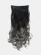 23 Colors 16 Clip Long Curly Wig Piece High Temperature Fiber Fluffy Non-Marking Hair Extension - 22