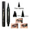 قلم تحديد العيون برأس مزدوج من Cmaadu Black أدوات مكياج سائل سوبر كات ستايل بوينت - 02