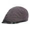 Mens Summer Cotton Patch Flat Caps Spring Casual Travel Vinatge Visor Beret Hats Adjustable - Grey