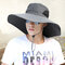 Hat Men's Big Brim Sun Hat Outdoor Breathable Sun Hat Anti-ultraviolet Fishing Mountaineering Sun Hat - Dark Grey