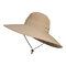 زيادة القبعة للرجال قبعة صياد ضد للماء في الهواء الطلق قبعة الشمس واقية من الشمس قبعة تسلق الجبال - الكاكي