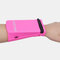 6.3 Inch Phone Holder Running Travel Outdoor Cycling Safe Sport Coin Key Wrist Wallet - Rose Red
